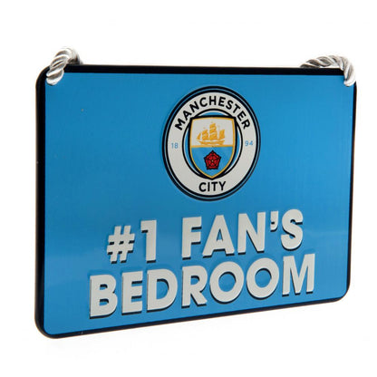 Manchester City FC Bedroom Sign No1 Fan