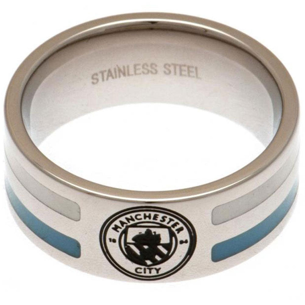 Manchester City FC Colour Stripe Ring Small