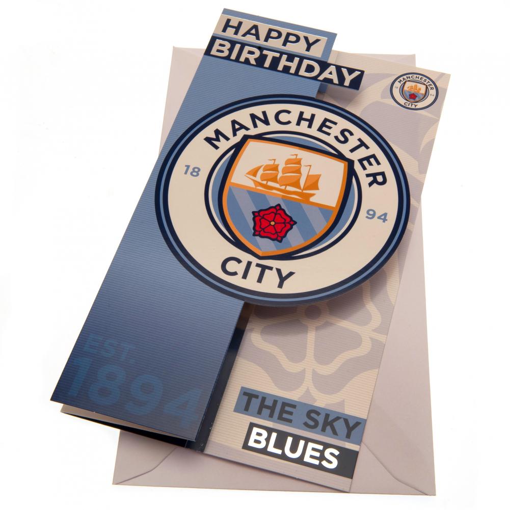Manchester City FC Birthday Card