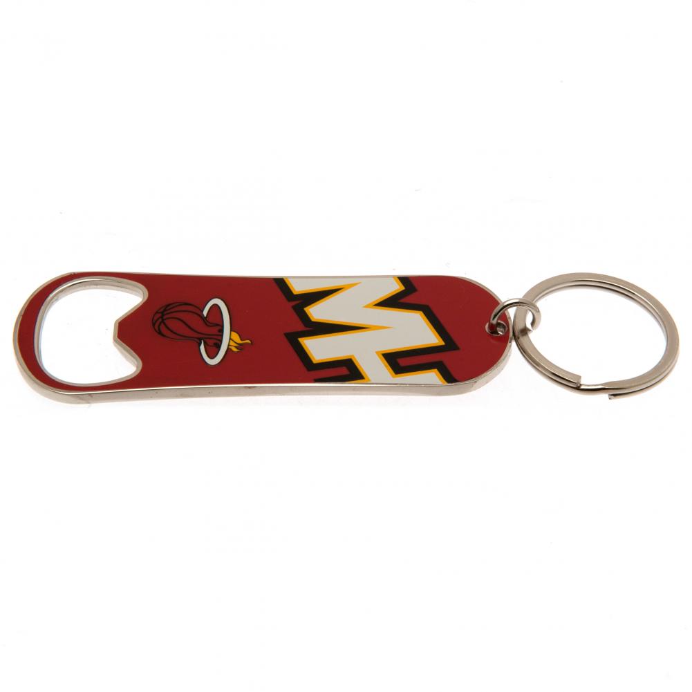 Miami Heat Bottle Opener Keychain