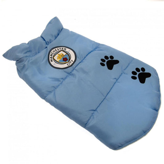 Manchester City FC Dog Coat Medium