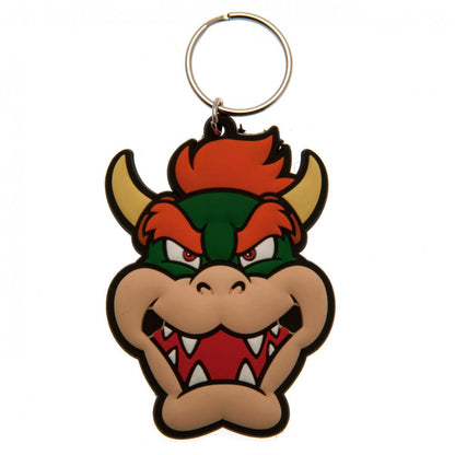 Super Mario PVC Keyring Bowser