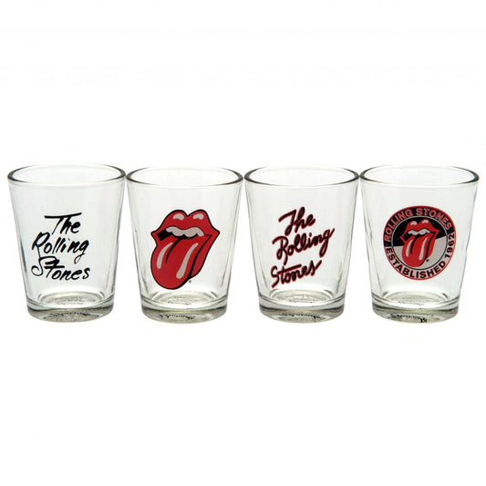 The Rolling Stones 4pk Shot Glass Set