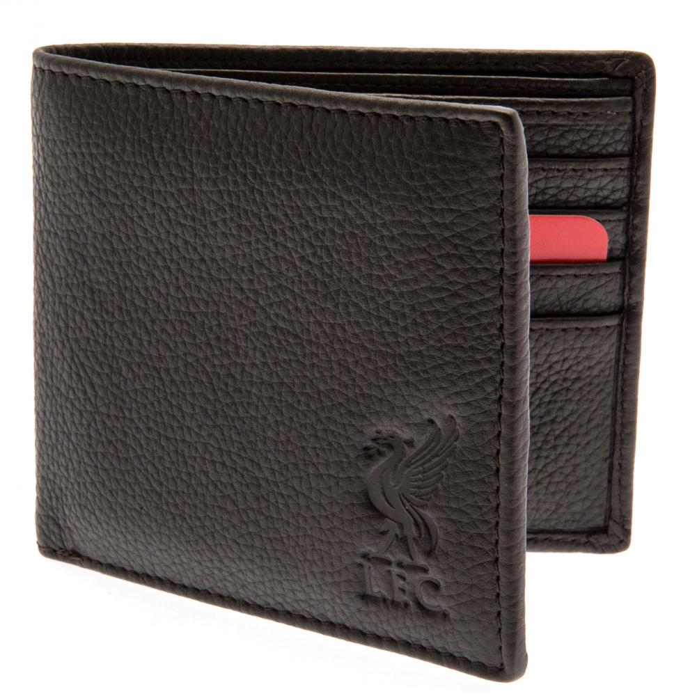 Liverpool FC Brown Leather Wallet