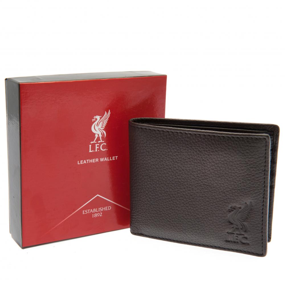 Liverpool FC Brown Leather Wallet