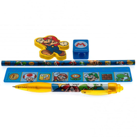 Super Mario 5pc Stationery Set