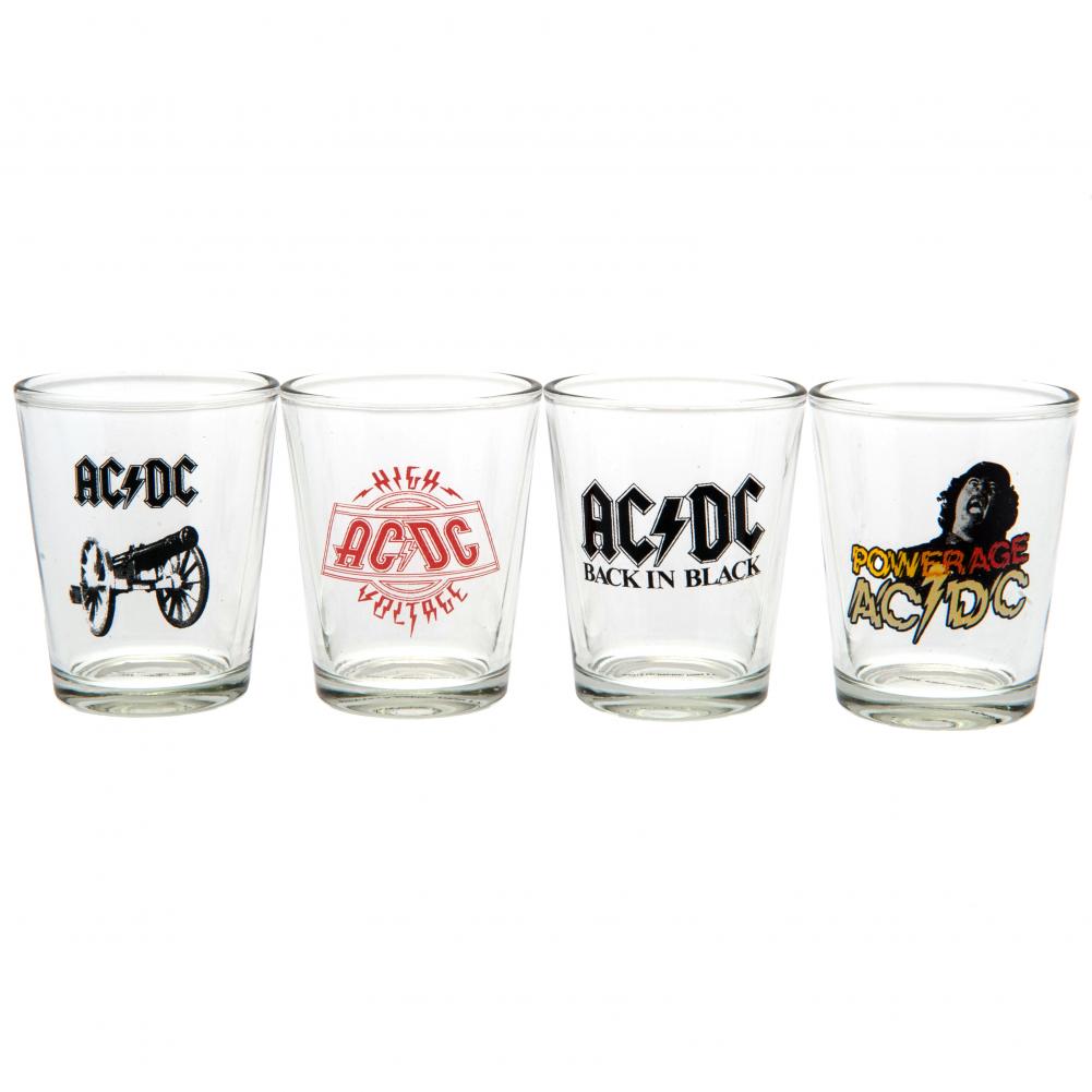 AC/DC 4pk Shot Glass Set