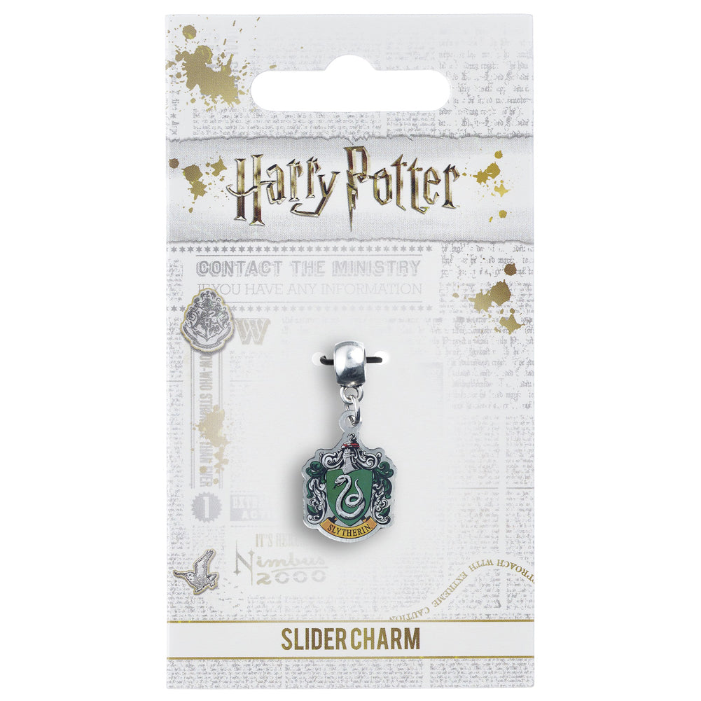 Harry Potter Silver Plated Charm Slytherin