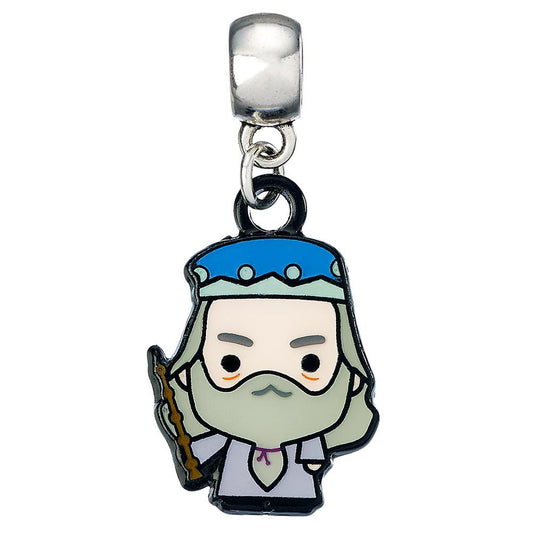 Harry Potter Silver Plated Charm Chibi Dumbledore