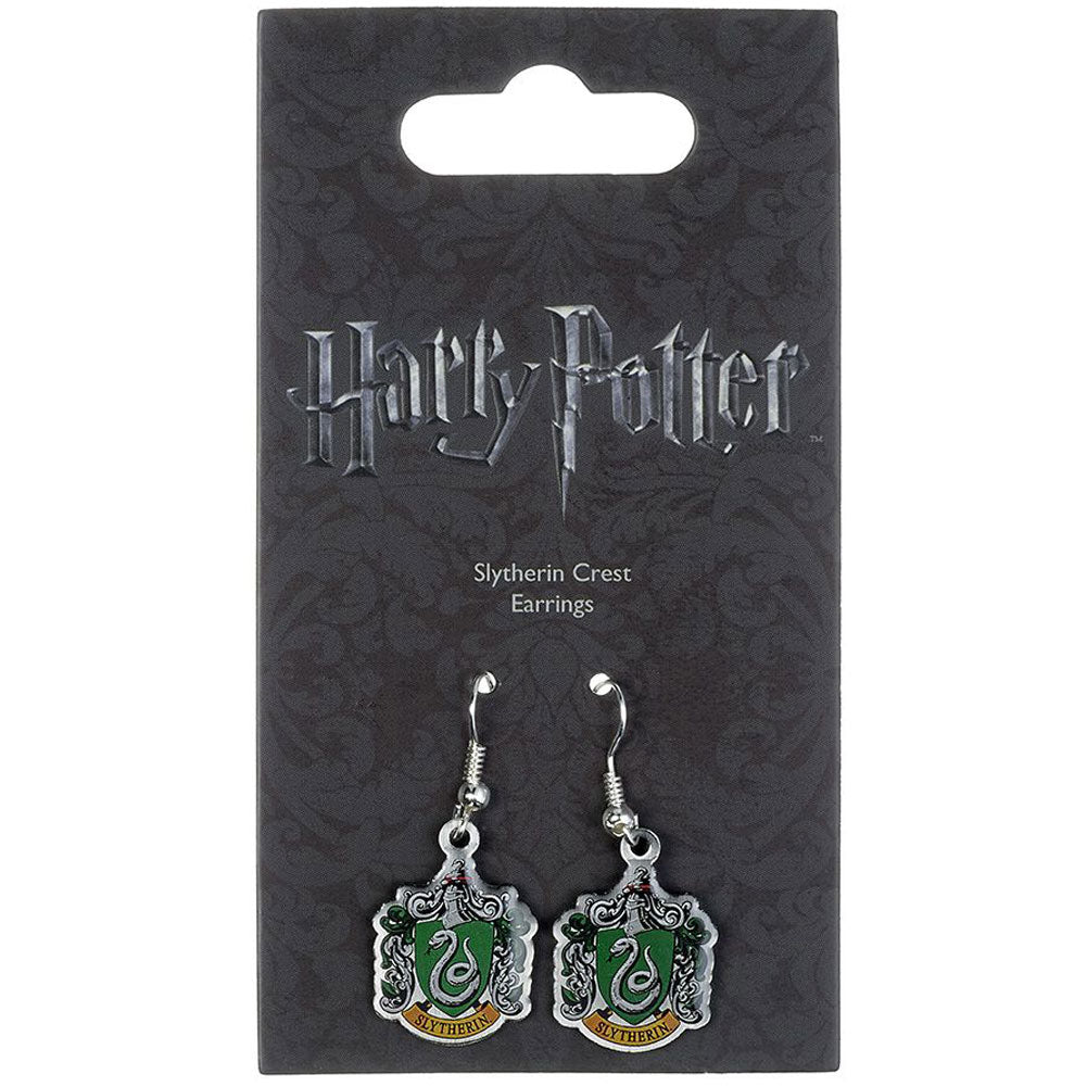 Harry Potter Silver Plated Earrings Slytherin