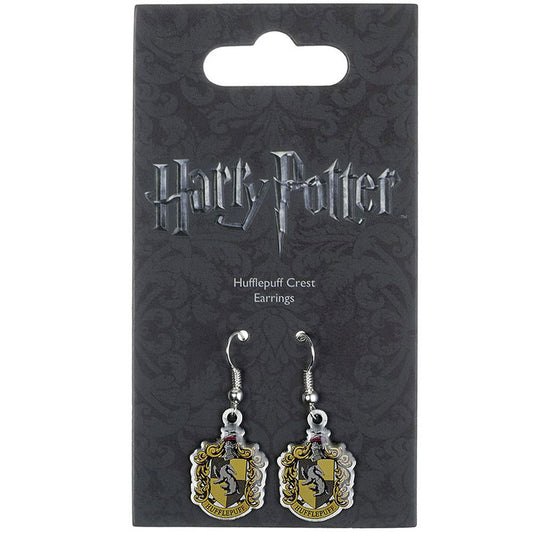 Harry Potter Silver Plated Earrings Hufflepuff