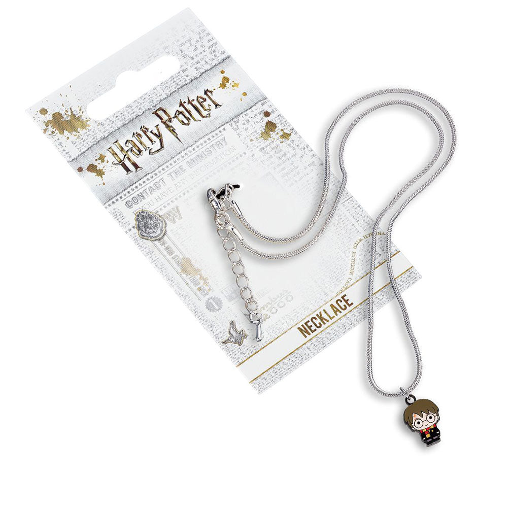 Harry Potter Silver Plated Necklace Chibi Harry