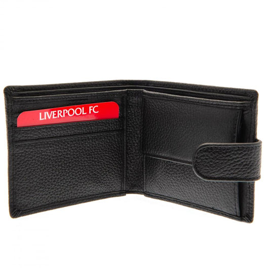 Liverpool FC Black Leather Wallet