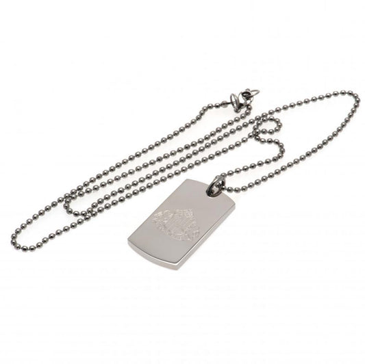 Sunderland AFC Engraved Dog Tag & Chain