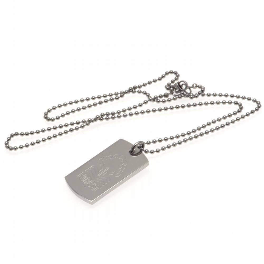Nottingham Forest FC Engraved Dog Tag & Chain
