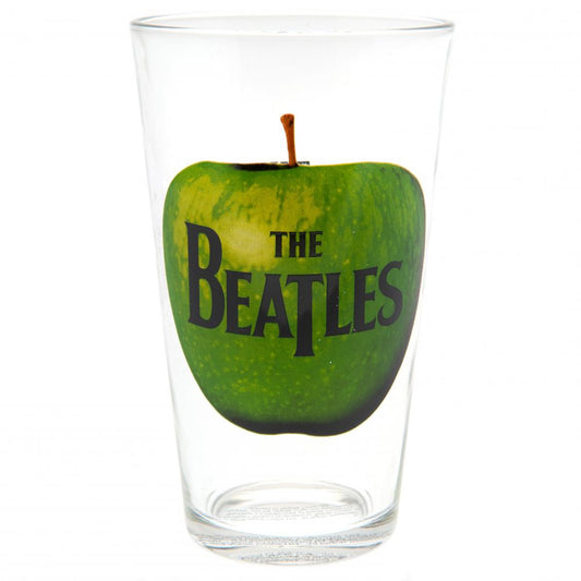 ビートルズの大きなガラス製アップルロゴ