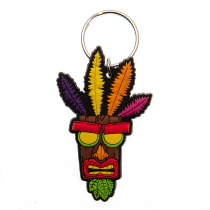 Crash Bandicoot PVC Keyring Aku Aku