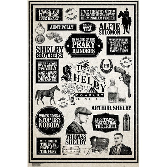 Peaky Blinders Poster Infographic 195