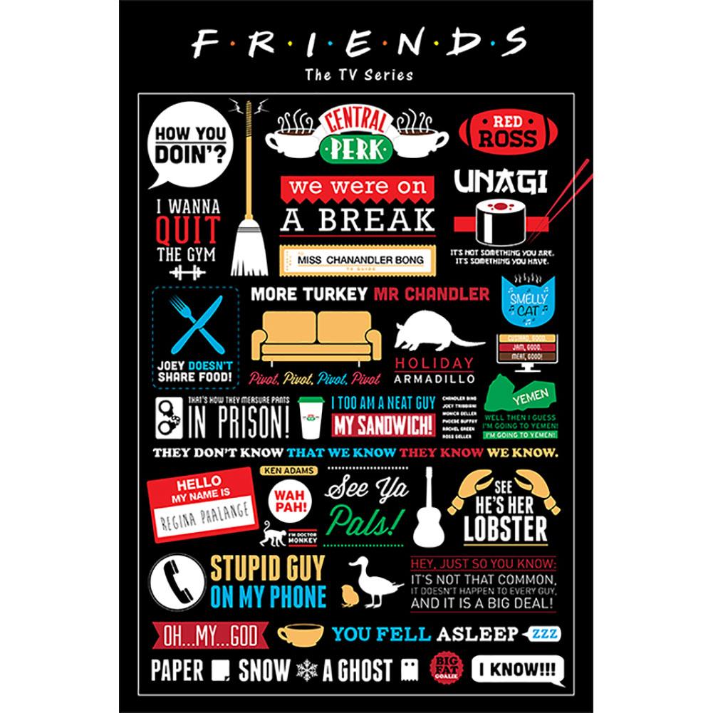 Friends Poster Infographic 150