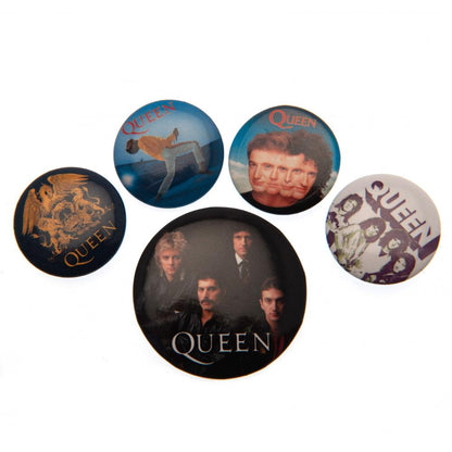 Queen Button Badge Set