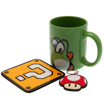 Super Mario Mug & Coaster Set Yoshi