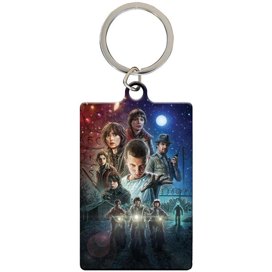 Stranger Things Metal Keyring Logo
