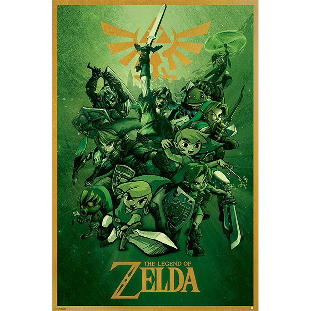 The Legend Of Zelda Poster Link 141