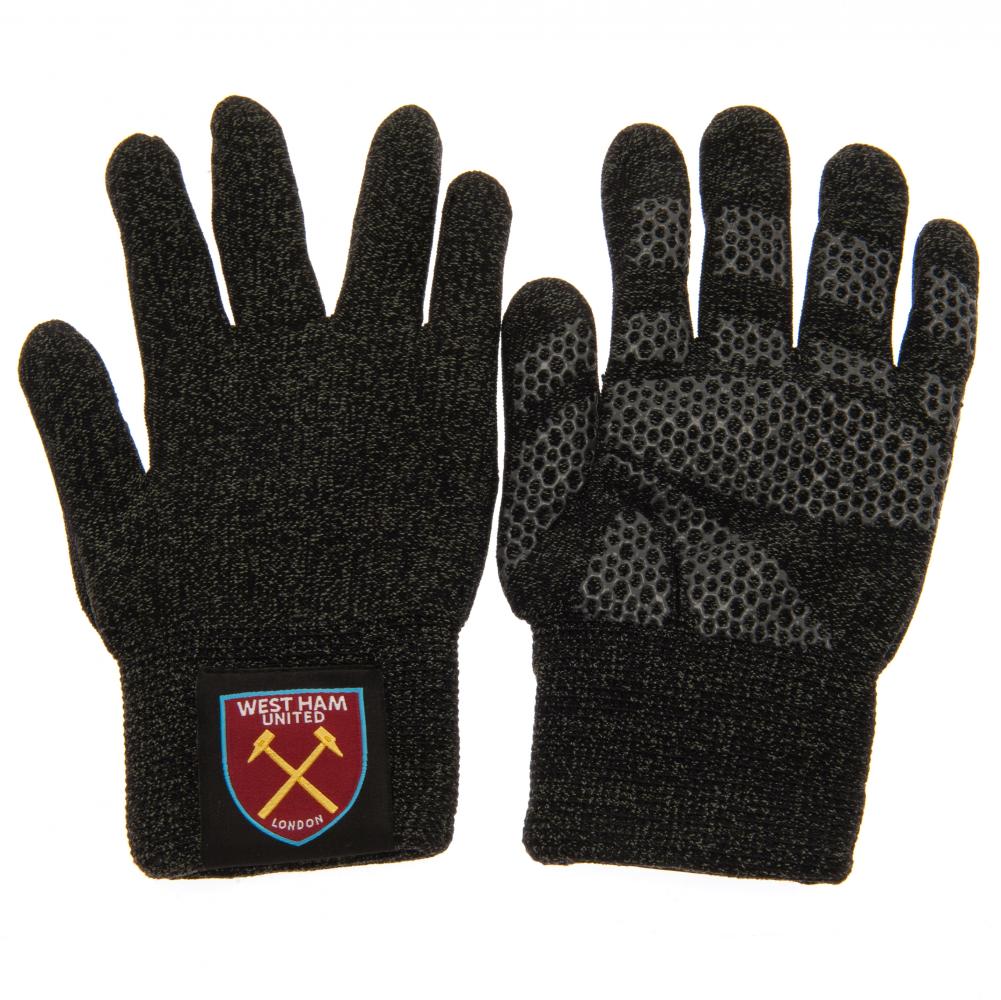 West Ham United FC Luxury Touchscreen Gloves Adult