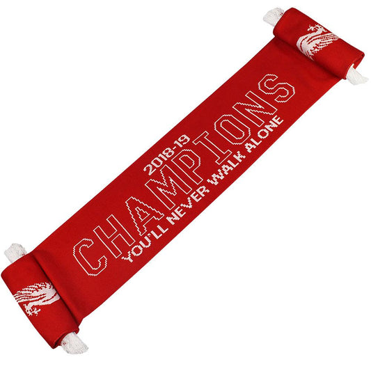 Liverpool FC Champions Of Europe Scarf