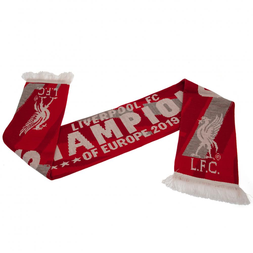 Liverpool FC Champions Of Europe Scarf RG