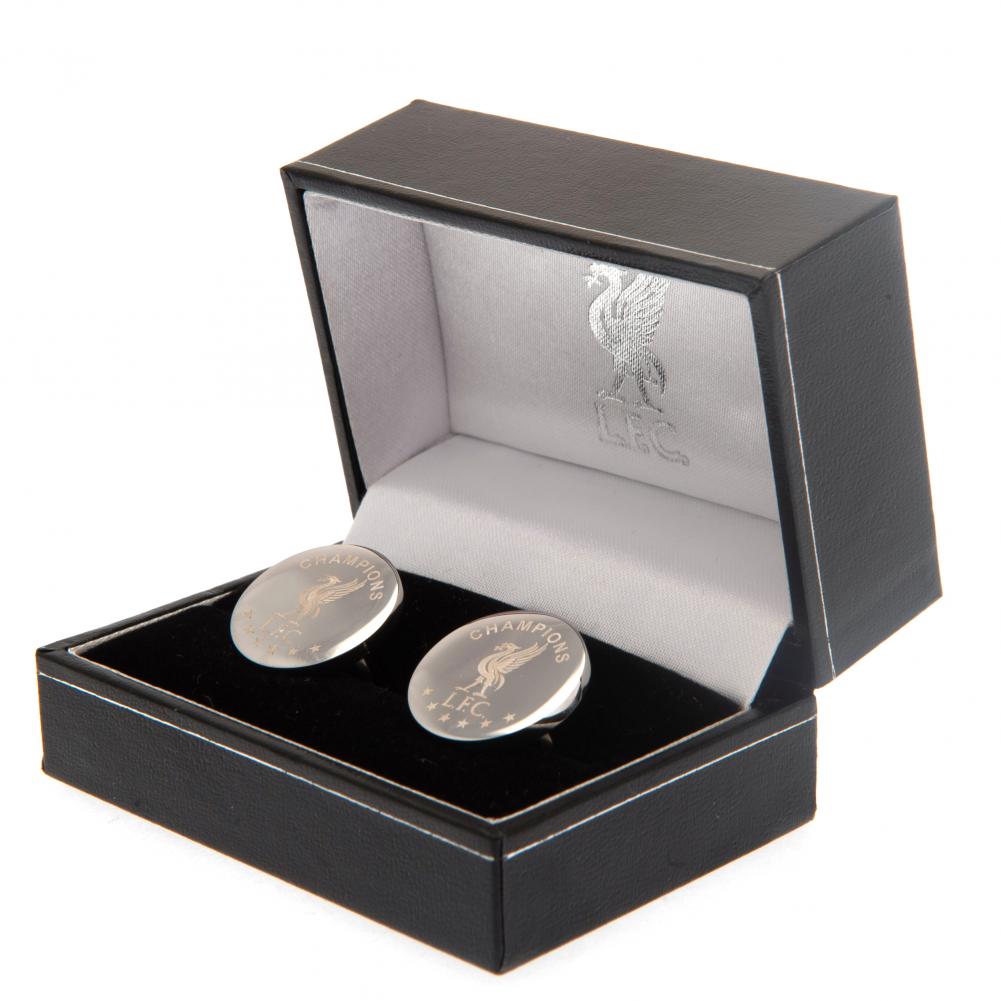 Liverpool FC Champions Of Europe Stainless Steel Cufflinks RD