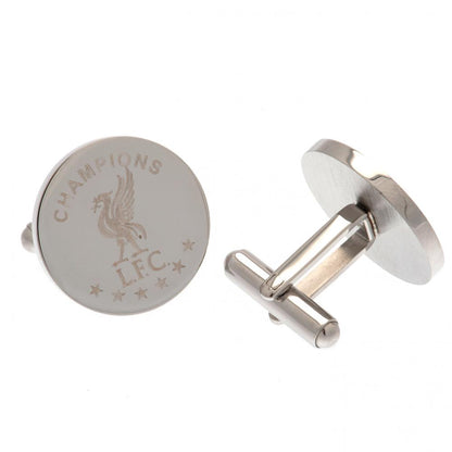 Liverpool FC Champions Of Europe Stainless Steel Cufflinks RD