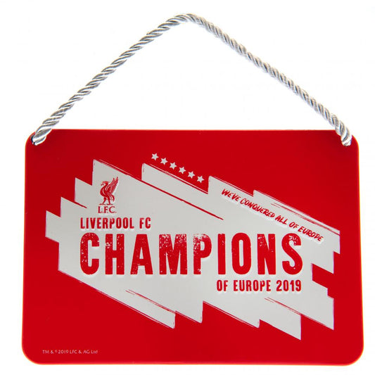 リバプールFC ヨーロッパチャンピオンズ ベッドルームサイン