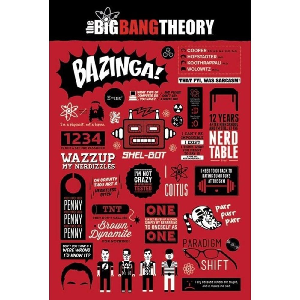 The Big Bang Theory Poster Infographic 136