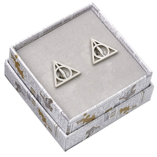 Harry Potter Silver Plated Cufflinks Deathly Hallows
