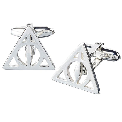 Harry Potter Silver Plated Cufflinks Deathly Hallows