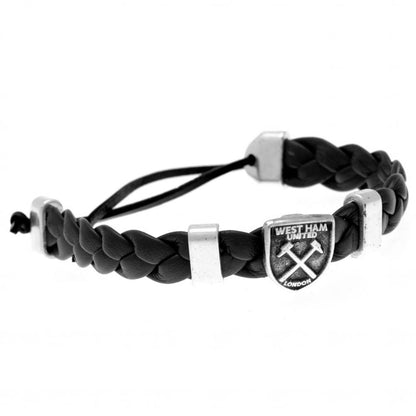 West Ham United FC PU Slider Bracelet