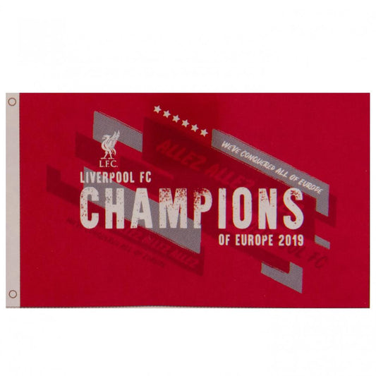 Liverpool FC Champions Of Europe Flag