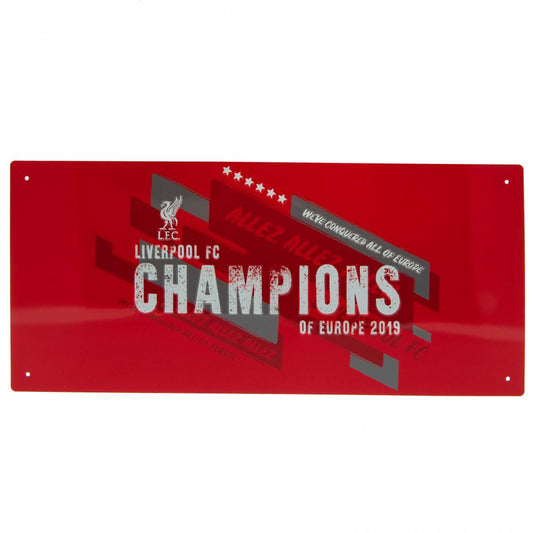利物浦足球俱乐部欧洲冠军街道标志