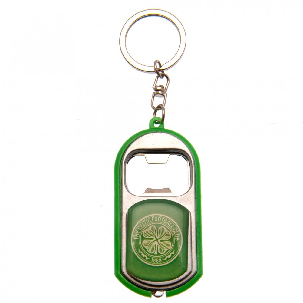 Celtic FC Keyring Torch Bottle Opener