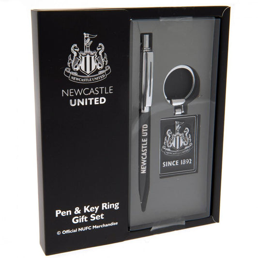 纽卡斯尔联足球俱乐部钢笔和钥匙圈套装