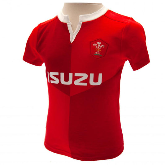 Wales RU Shirt & Short Set 6/9 mths QT
