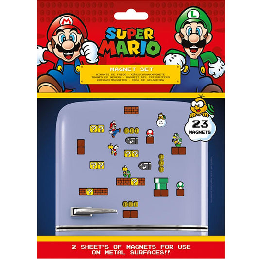 Super Mario Fridge Magnet Set