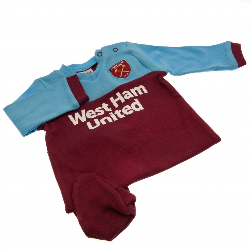 West Ham United FC Sleepsuit 9/12 mths ST