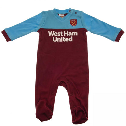 West Ham United FC Sleepsuit 6/9 mths ST