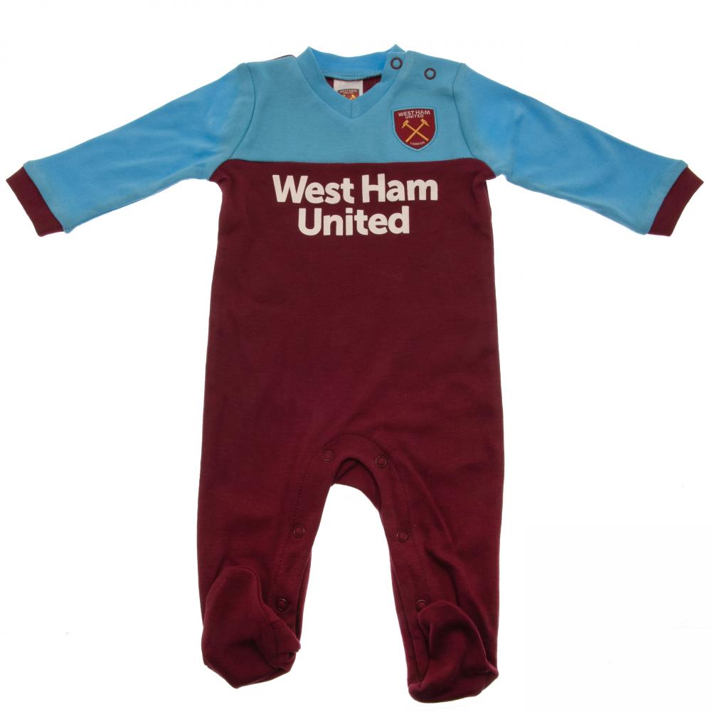 West Ham United FC Sleepsuit 9/12 mths ST