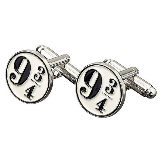 Harry Potter Silver Plated Cufflinks 9 & 3 Quarters