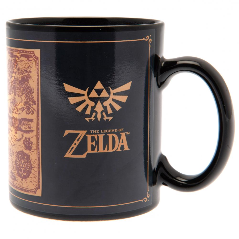 The Legend Of Zelda Heat Changing Mug Map