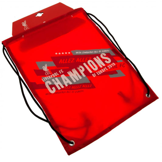 Liverpool FC Champions Of Europe Gym Bag