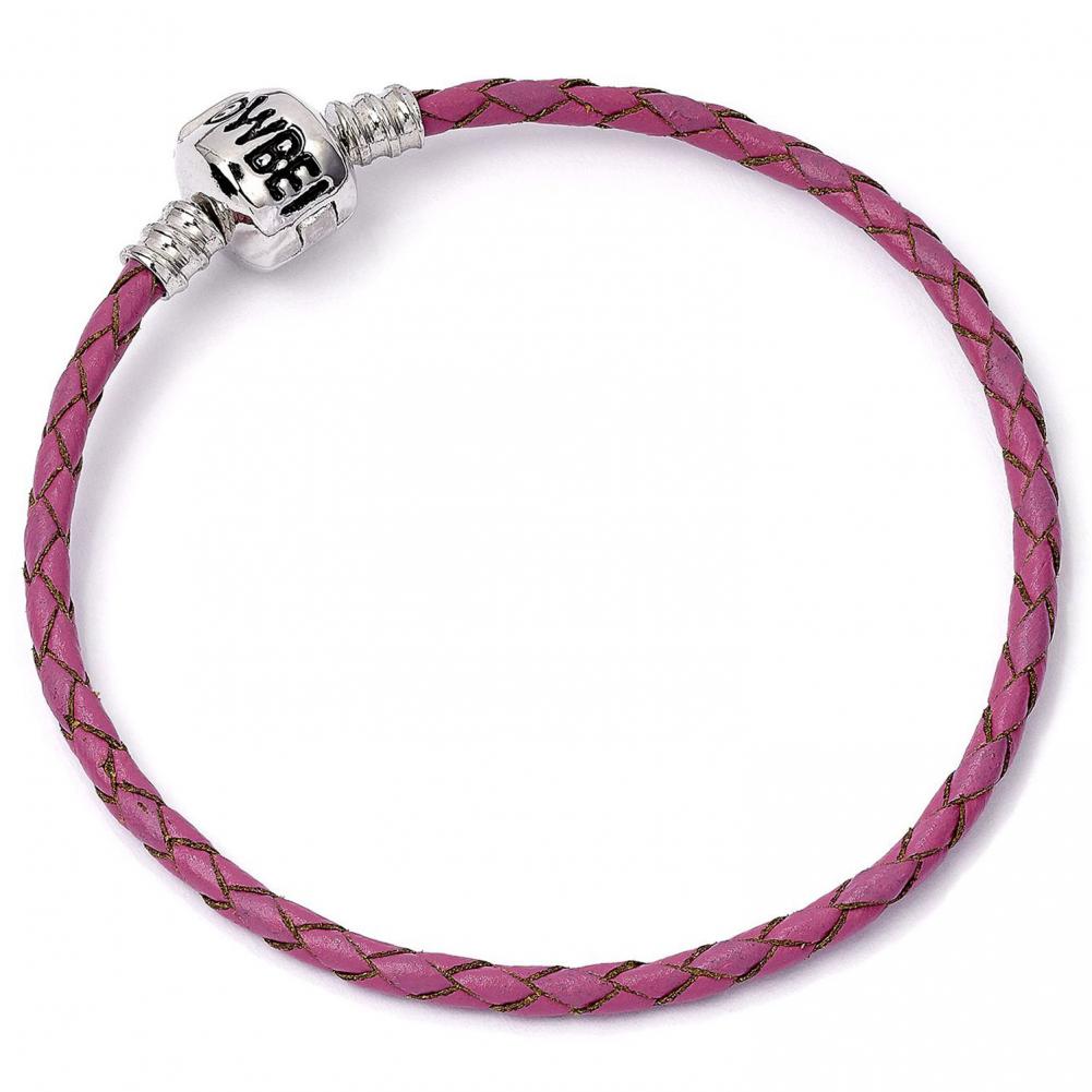 Harry Potter Leather Charm Bracelet Pink XS
